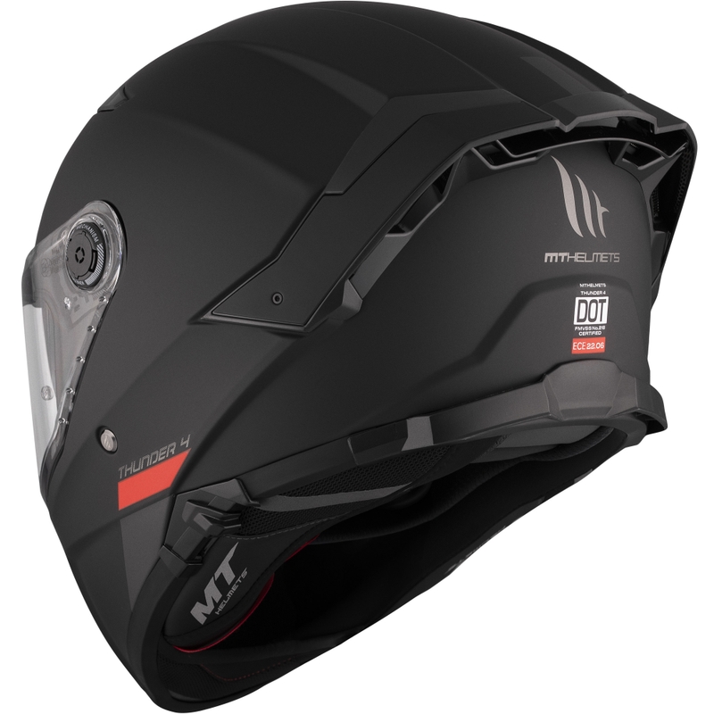Integrálna prilba na motorku MT FF118SV Thunder 4 SV čierna matná