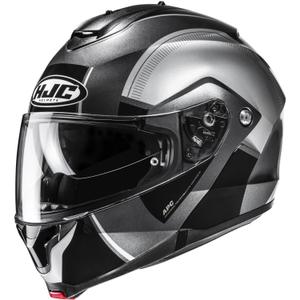 Výklopná helma na motorku HJC C91N Jyn MC5 čierno-strieborná