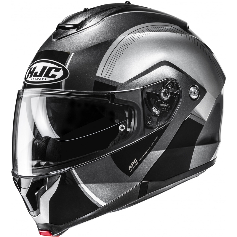 Výklopná helma na motorku HJC C91N Jyn MC5 čierno-strieborná