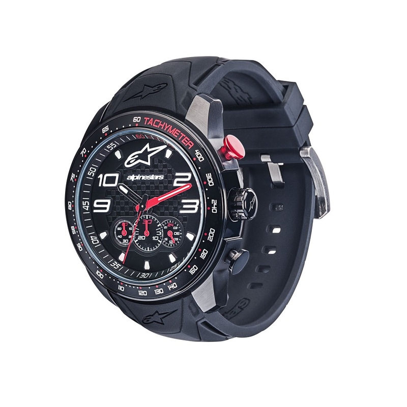 Hodinky Alpinestars Tech Chrono PVD čierno-červené