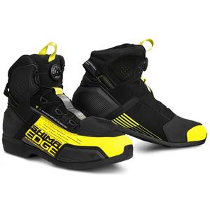 Motocyklová obuv Shima Edge WP čierno-fluorescenčno žltá