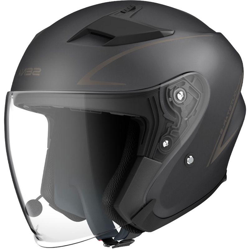 Otvorená prilba na motorku SENA Outstar S čierna matná