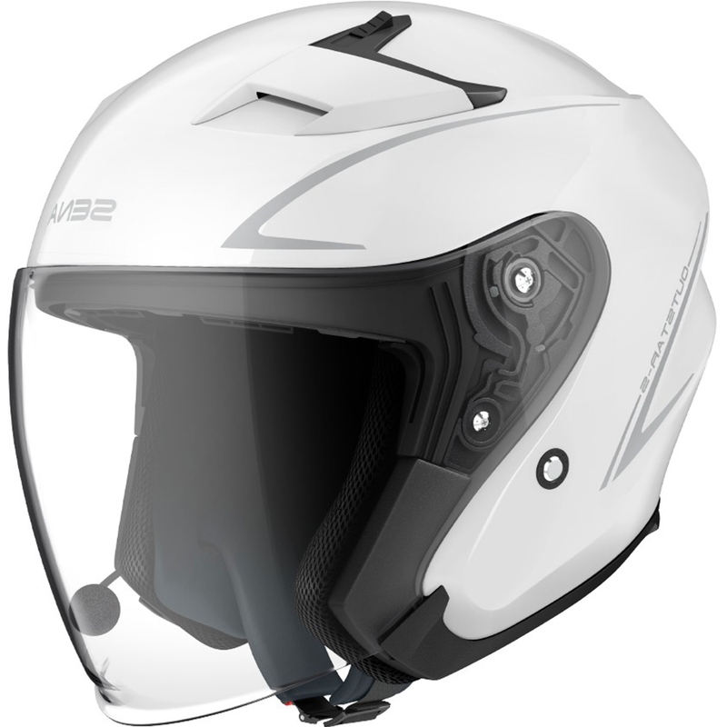 Otvorená prilba na motocykel SENA Outstar S lesklá biela