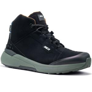 Topánky na motorku SIDI NUCLEUS Suede WP čierno-zelené