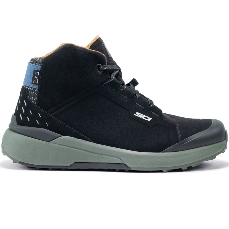 Topánky na motorku SIDI NUCLEUS Suede WP čierno-zelené