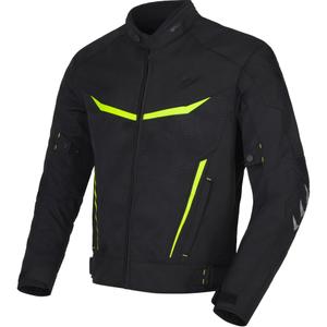 Bunda na motorku RSA Runway čierno-fluo žltá