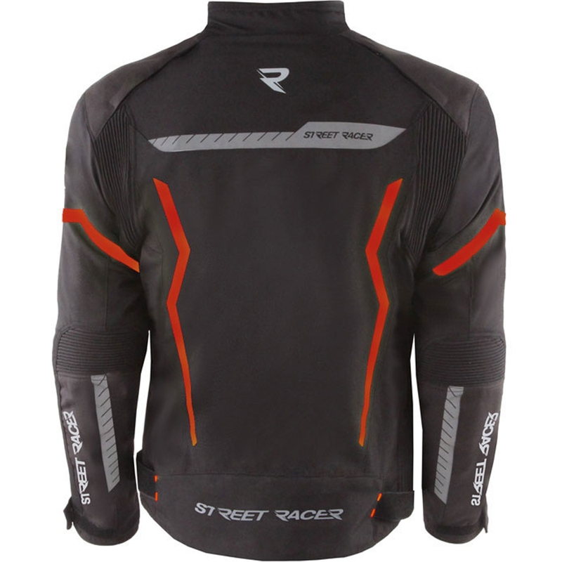 Bunda na motorku Street Racer Flex Air čierno-červená
