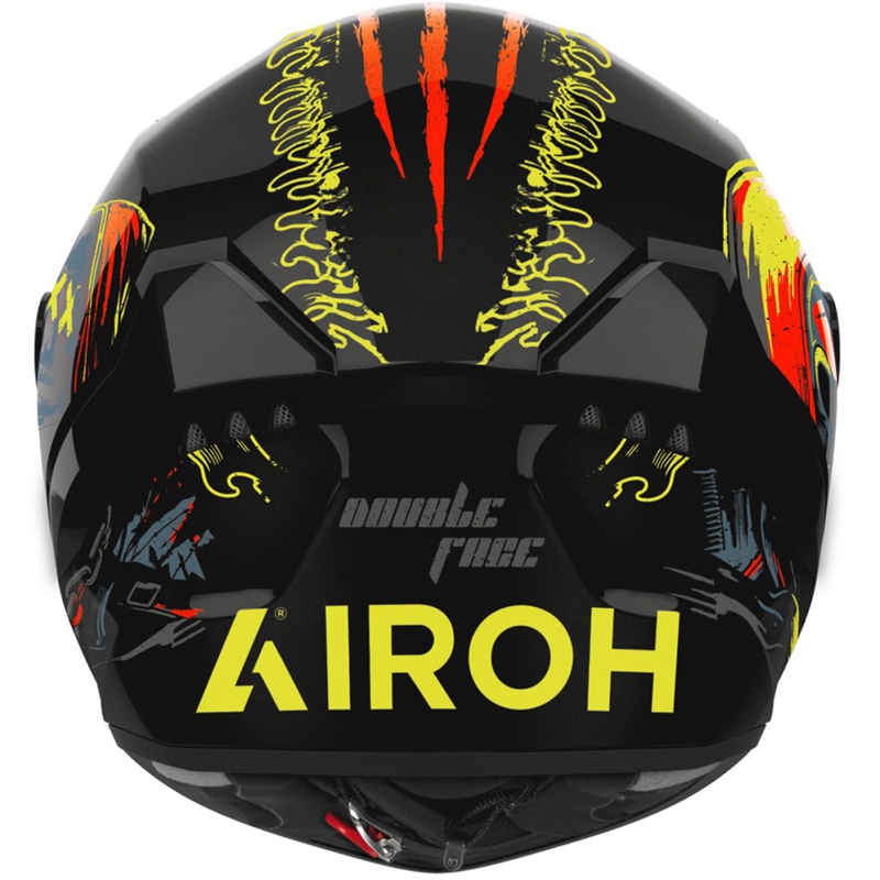 Integrálna prilba na motorku Airoh CONNOR Double Face lesklá čierno-žltá
