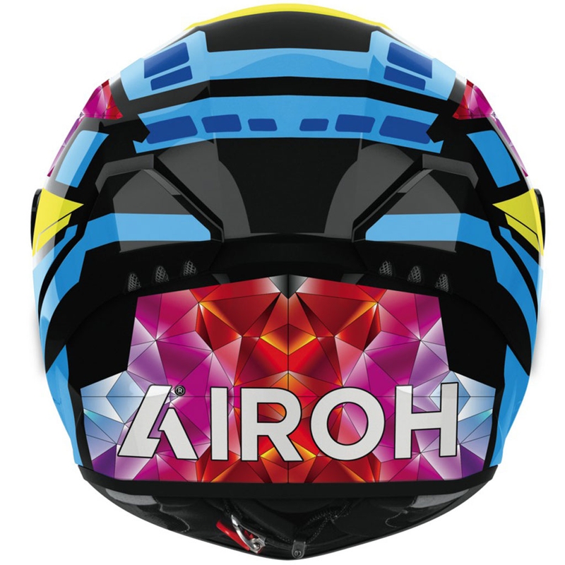 Integrálna prilba na motorku Airoh CONNOR Stellar lesklá žlto-modro-ružovo-čierna
