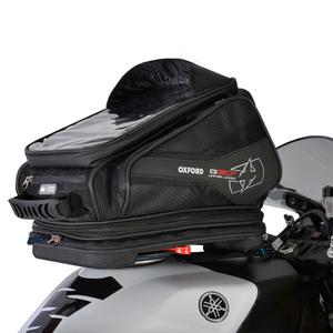 Tankbag na motocykel Oxford Q30R QR čierny výpredaj