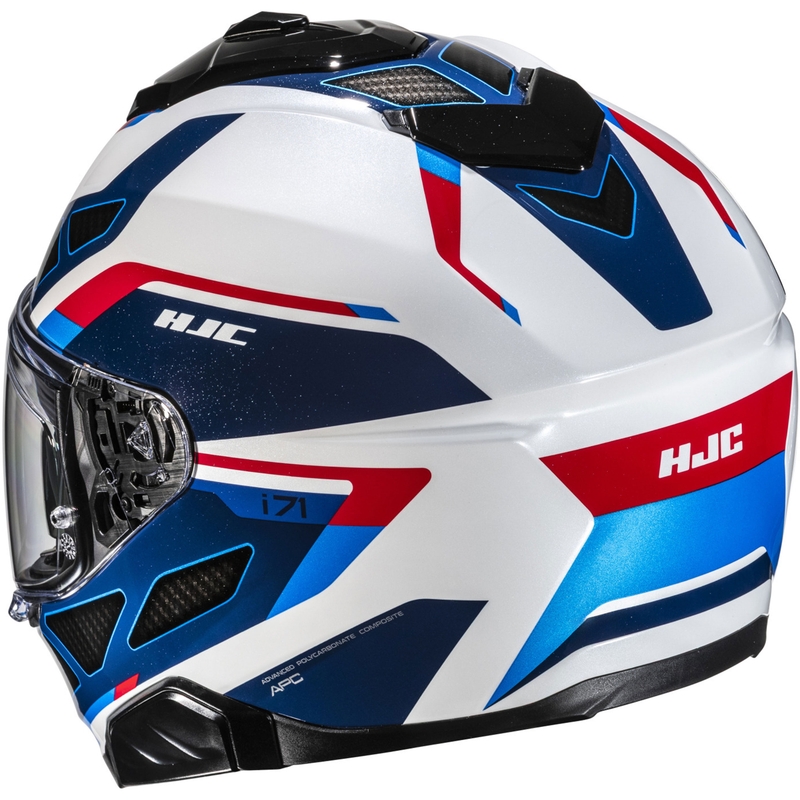 Integrálna helma na motorku HJC i71 Zest MC21 modro-bielo-červená