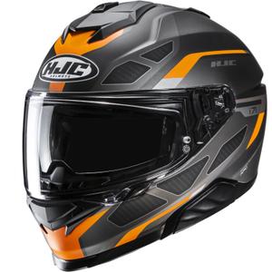 Integrálna helma na motorku HJC i71 Zest MC7SF šedo-čierno-oranžová