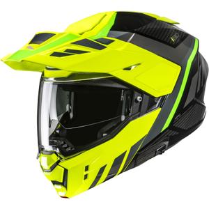 Výklopná helma na motorku HJC i80 Imes MC3H čierno-fluo žlto-fluo zelená