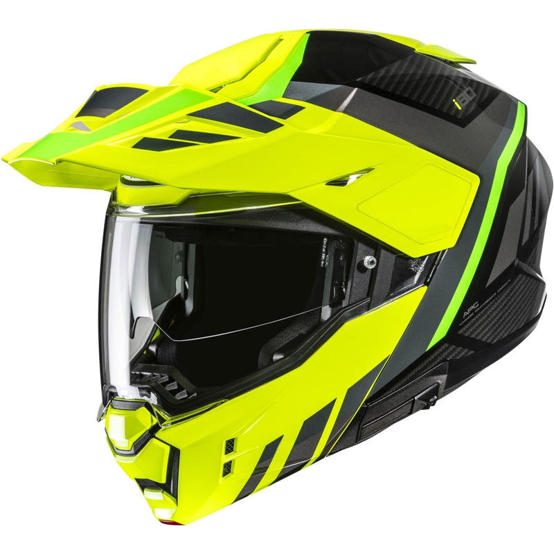 Výklopná helma na motorku HJC i80 Imes MC3H čierno-fluo žlto-fluo zelená