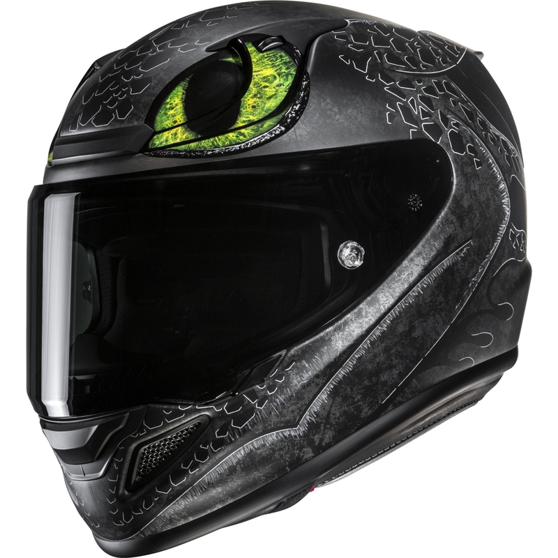 Integrálna helma na motorku HJC RPHA 12 Toothless II Universal MC4SF čierna