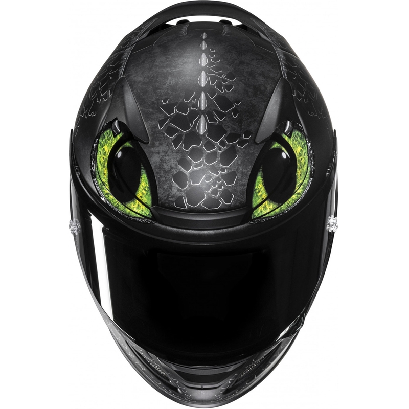 Integrálna helma na motorku HJC RPHA 12 Toothless II Universal MC4SF čierna