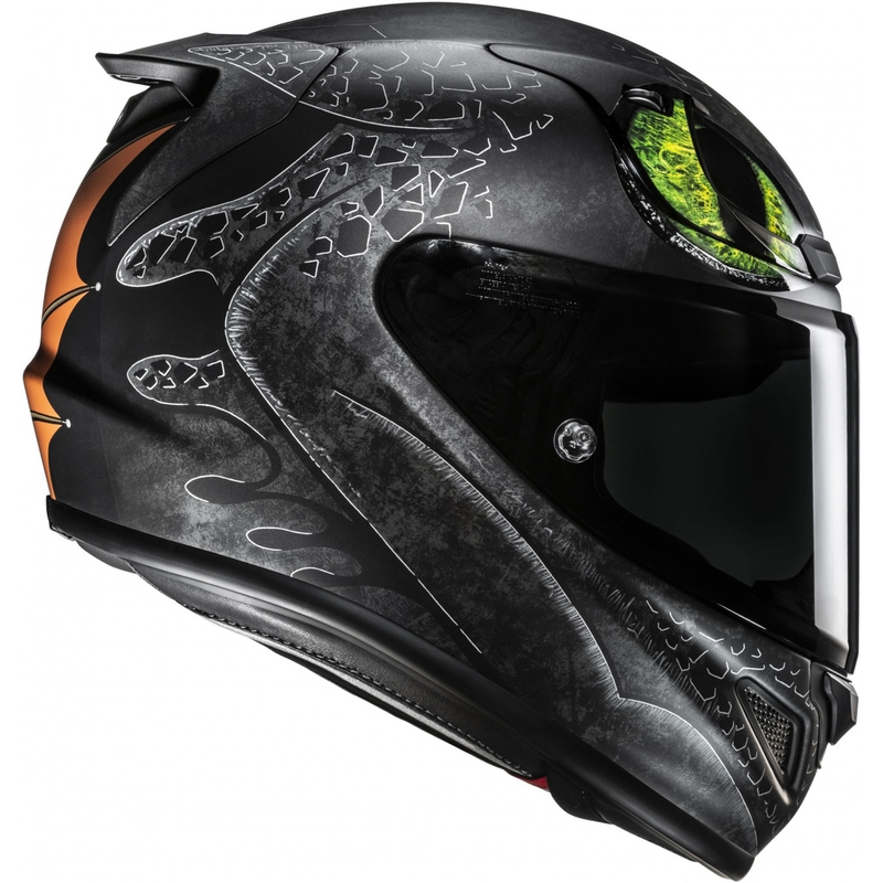 Integrálna helma na motorku HJC RPHA 12 Toothless II Universal MC4SF čierna