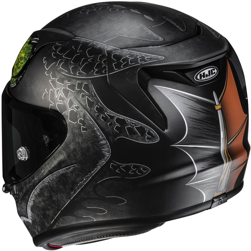 Integrálna helma na motorku HJC RPHA 12 Toothless II Universal MC4SF čierna