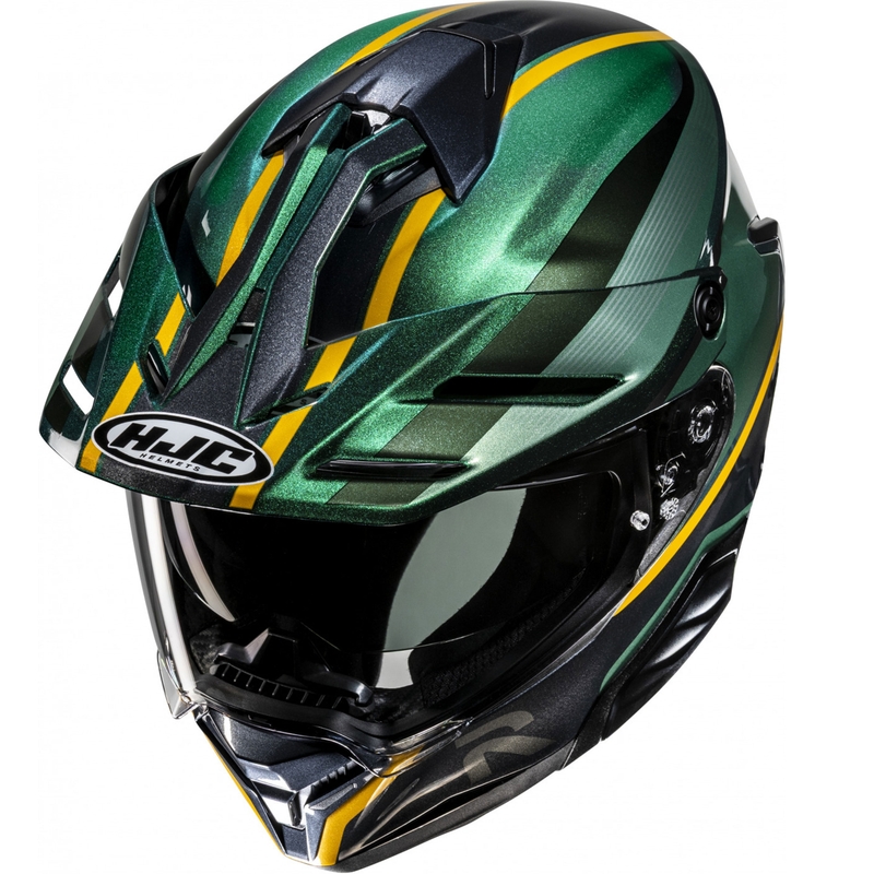 Enduro helma na motorku HJC RPHA 60 Arbre MC4 zeleno-čierno-žltá