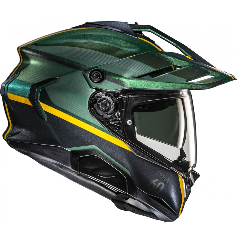 Enduro helma na motorku HJC RPHA 60 Arbre MC4 zeleno-čierno-žltá