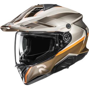 Enduro helma na motorku HJC RPHA 60 Arbre MC7SF hnedo-béžovo-oranžová