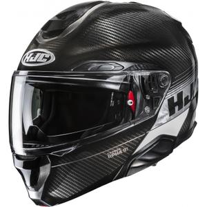 Výklopná prilba na motorku HJC RPHA 91 CARBON Elig MC5 čierno-šedá