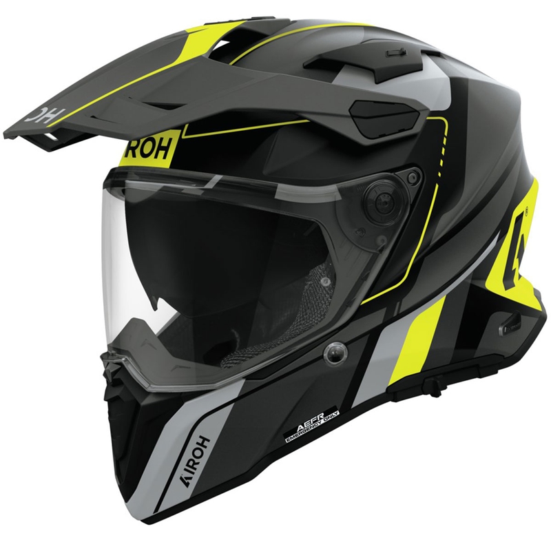 Enduro prilba Airoh Commander 2 Skip matná žltá