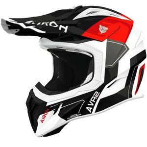Motokrosová prilba Airoh Aviator ACE 2 Shield lesklá červená