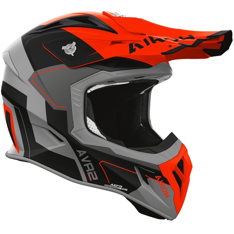 Motokrosová prilba Airoh Aviator ACE 2 Shield matná oranžová
