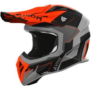 Motokrosová prilba Airoh Aviator ACE 2 Shield matná oranžová