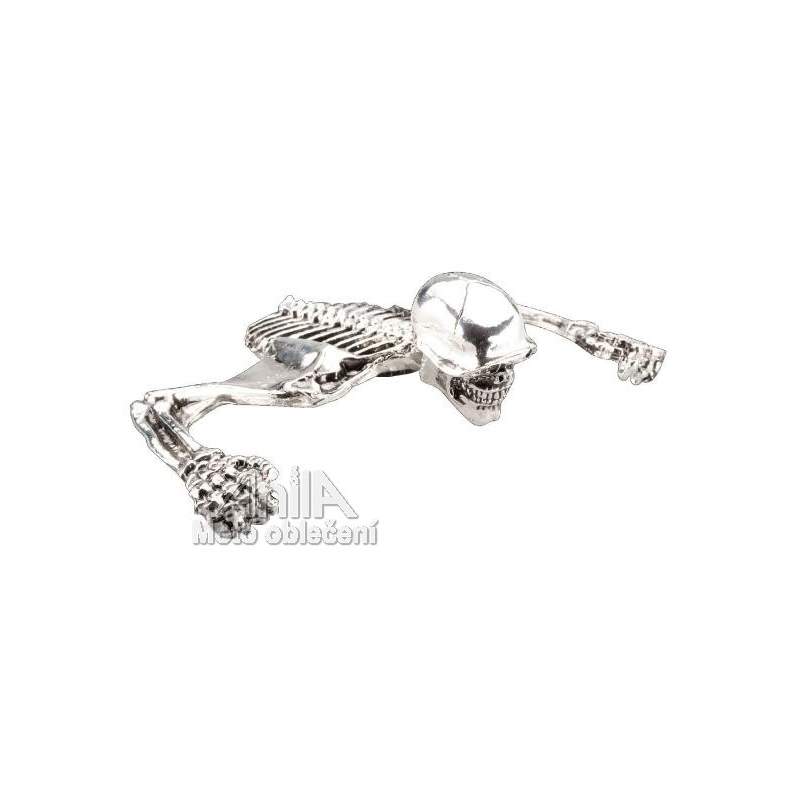Figúrka kostry na svetlo chrómová - Veľká