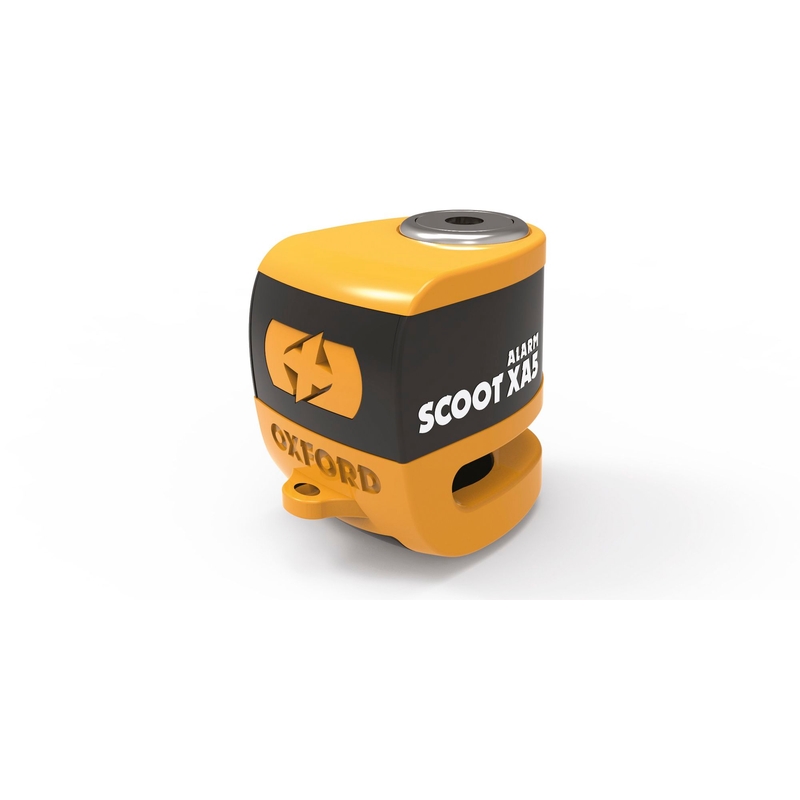 Zámok kotúčovej brzdy Oxford Scoot XA5 oranžovo-čierny