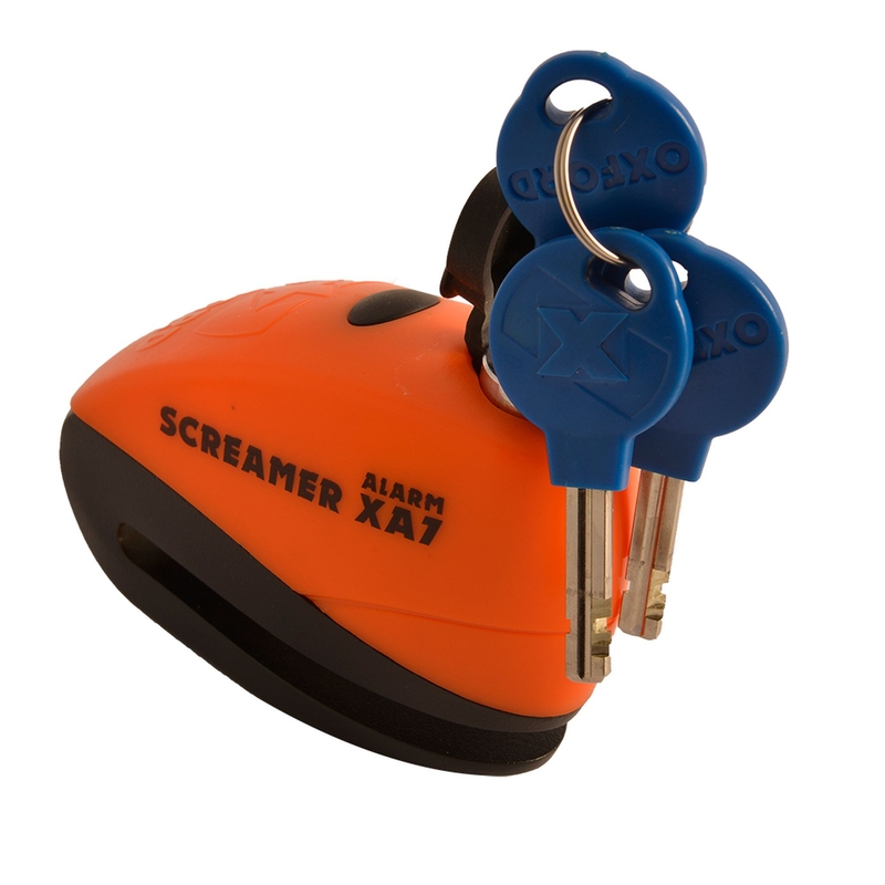 Zámok kotúčovej brzdy Oxford Screamer XA7 oranžovo-čierny