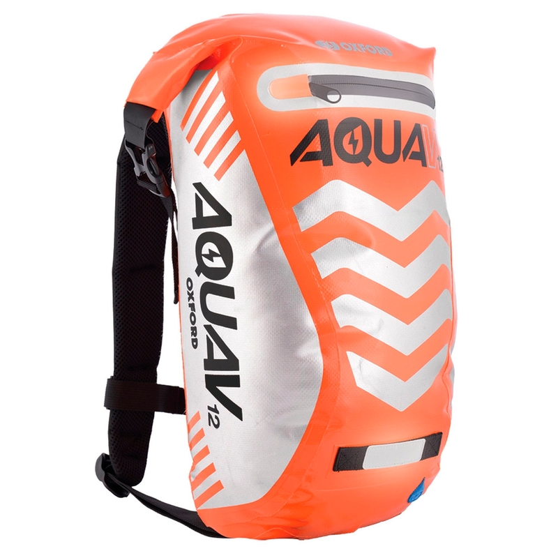 Batoh odolný proti vode Oxford Aqua V12 Extreme Visibility fluorescenčno oranžový