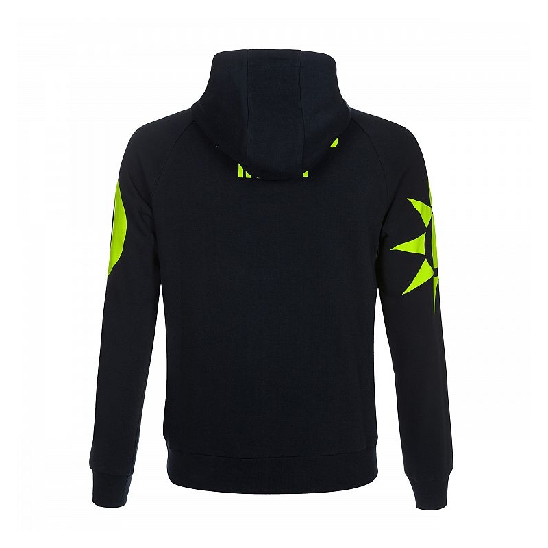 Mikina VR46 Valentino Rossi REPLICA Fleece tmavo modrá