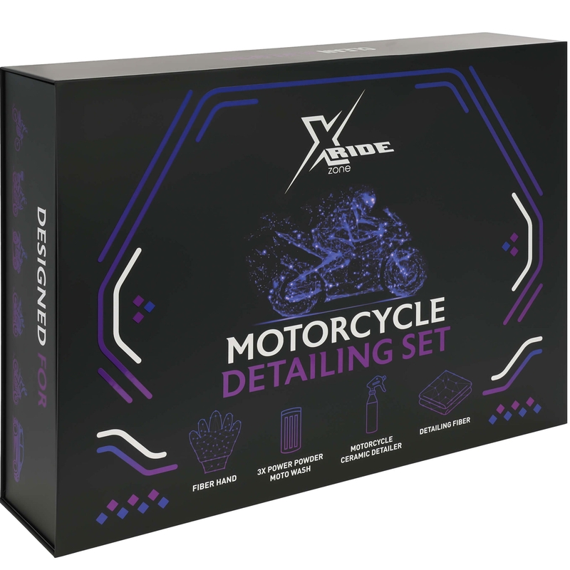 Sada prostriedkov na čistenie motorky Xzone Motorcycle Detailing Set