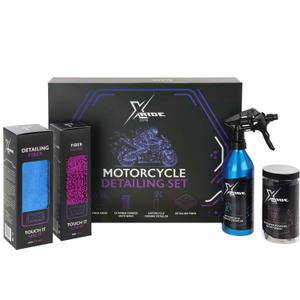 Sada prostriedkov na čistenie motorky Xzone Motorcycle Detailing Set