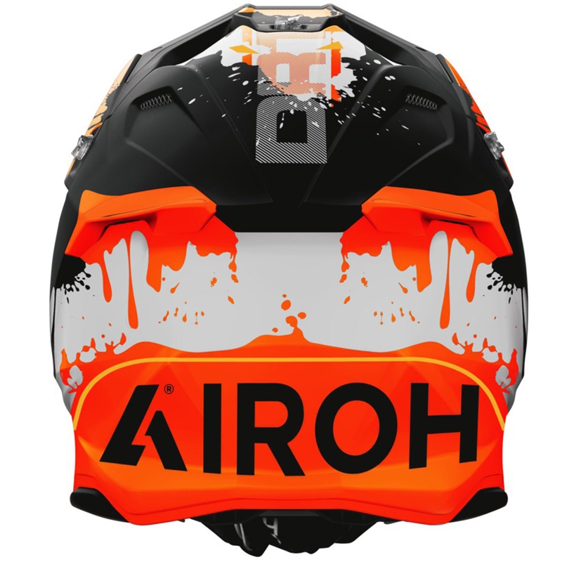 Motokrosová prilba Airoh Twist 3 Dirt matná čierno-oranžová
