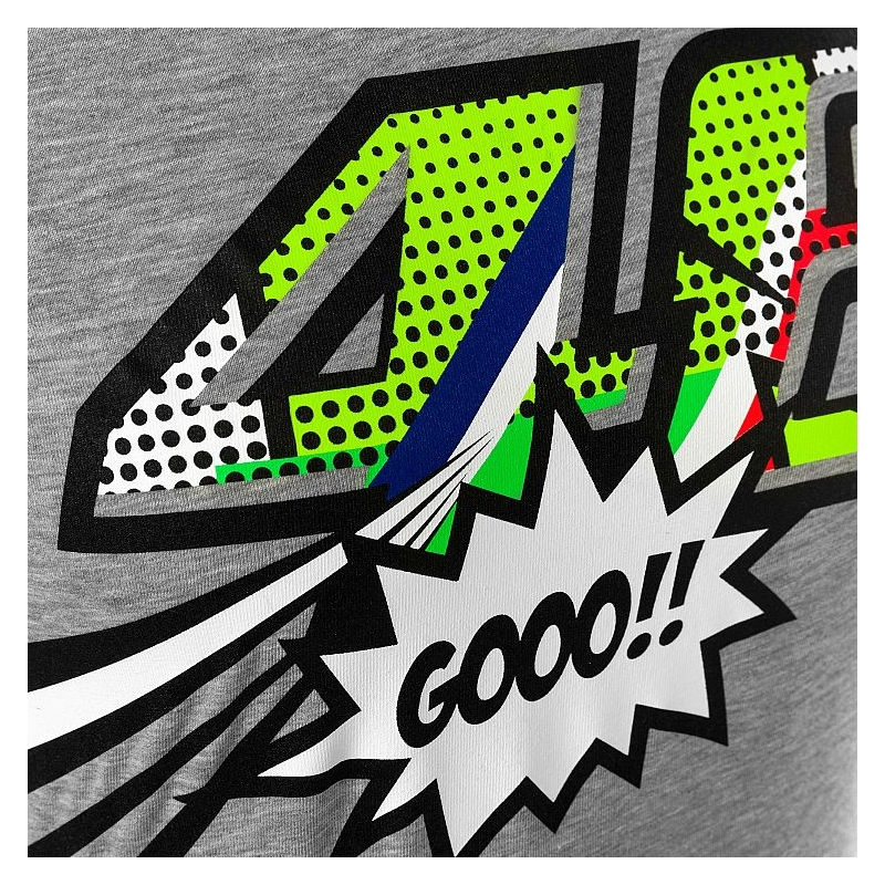 Dámske tričko VR46 Valentino Rossi POP ART šedé výpredaj