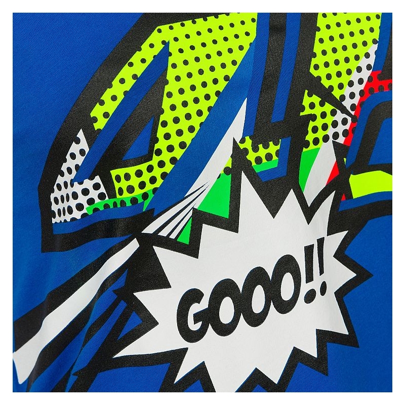 Dámske tielko VR46 Valentino Rossi POP ART modré