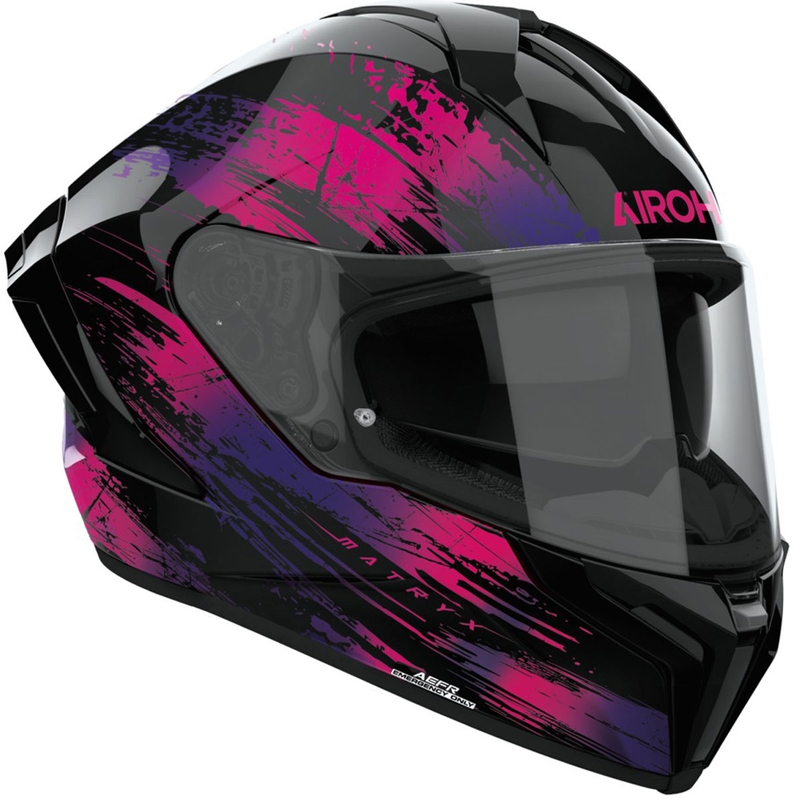 Integrálna helma na motorku Airoh MATRYX Reflex lesklá fialová