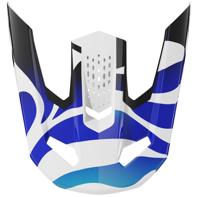 Šilt pre prilby Shot Speed ​​Ghost lesklý modrý