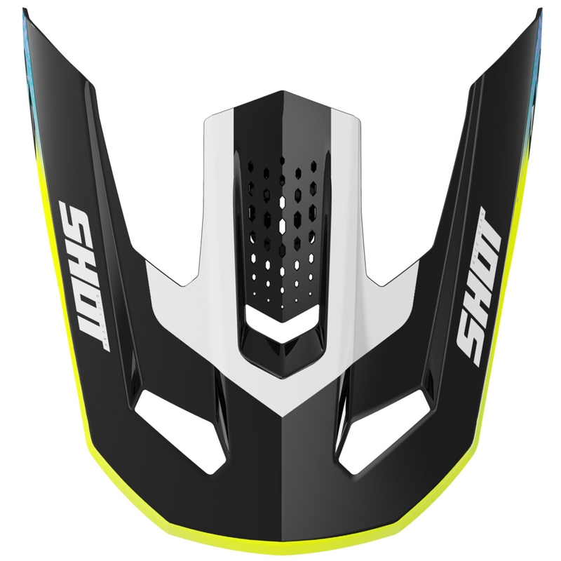 Šilt pre prilby Shot Speed ​​Hybrid lesklý fluo žltý