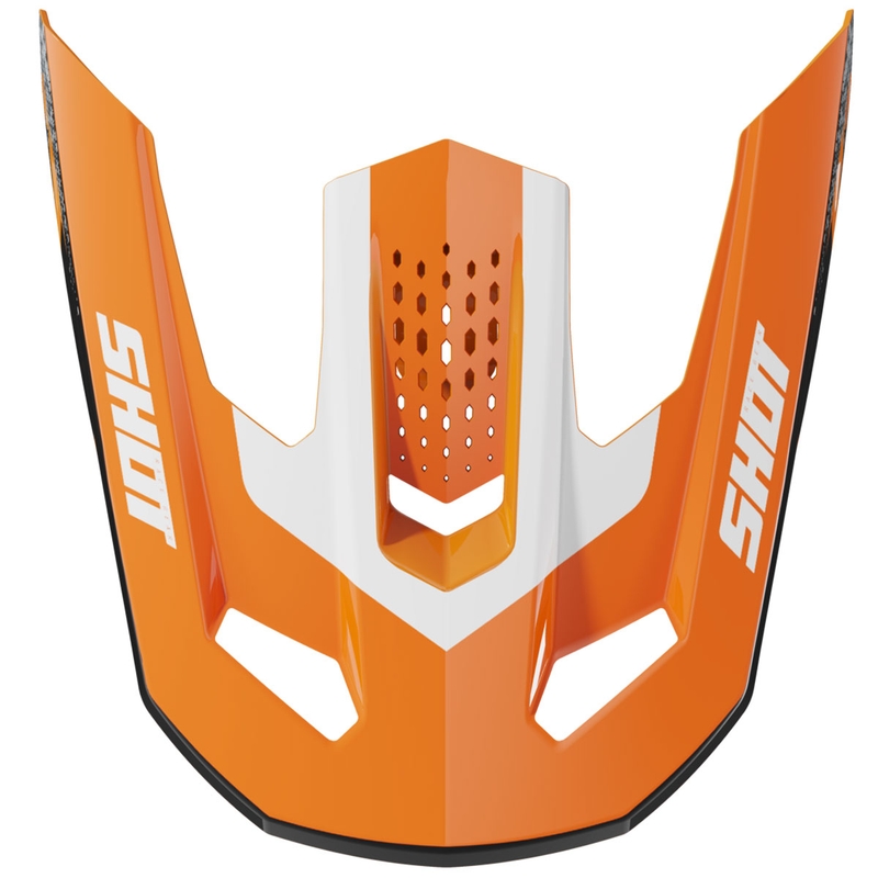 Šilt pre prilby Shot Speed ​​Hybrid lesklý oranžový