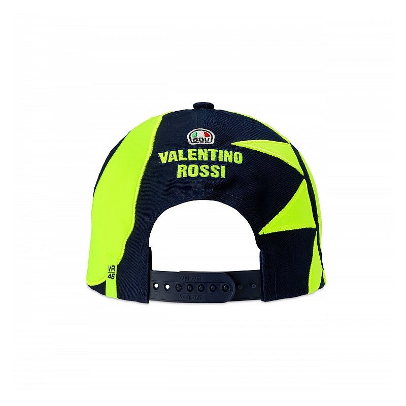 Detská šiltovka VR46 Valentino Rossi REPLIKA SUN AND MOON modro-žltá