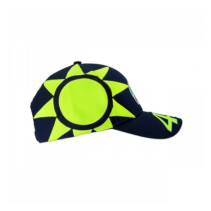 Detská šiltovka VR46 Valentino Rossi REPLIKA SUN AND MOON modro-žltá