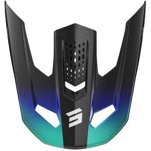 Šilt pre detské prilby Shot Speed ​​Olymp perletovo modrý