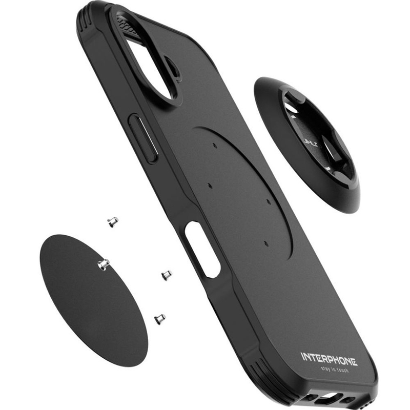 Obal na telefón Interphone QUIKLOX Tetraforce-Apple iPhone 17 čierny