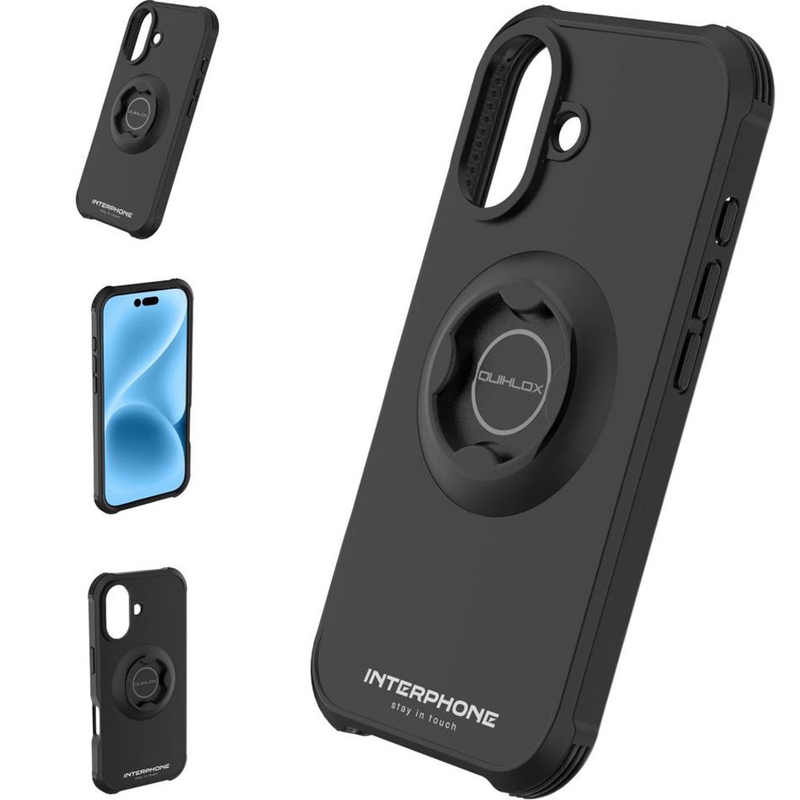 Obal na telefón Interphone QUIKLOX Tetraforce-Apple iPhone 17 čierny