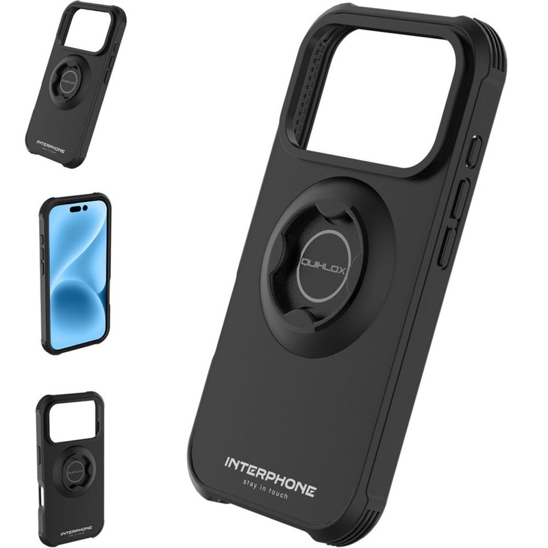 Obal na telefón Interphone QUIKLOX Tetraforce-Apple iPhone 17 Pro Max čierny